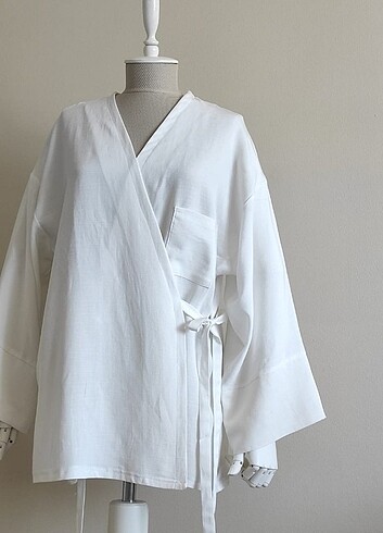 universal Beden beyaz Renk Kimono