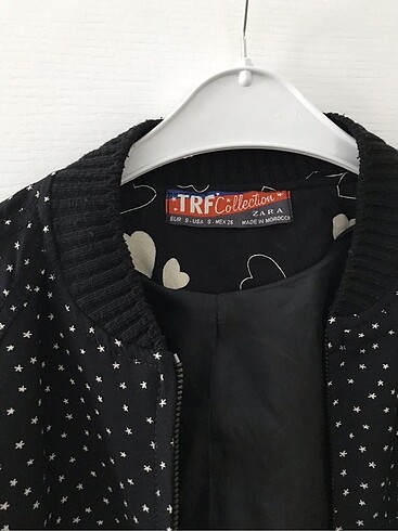 36 Beden Zara yıldız desenli crop ceket