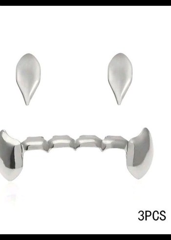 Grillz Diş Taşı Gümüş - Görsel 2