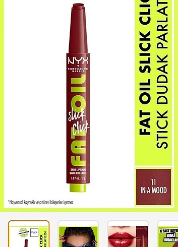 Nyx Fat Oil Ruj 11 No