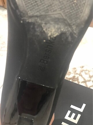 38 Beden siyah Renk Bershka saten sivri burun bot