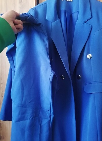 44 Beden mavi Renk İkili ceket takım 