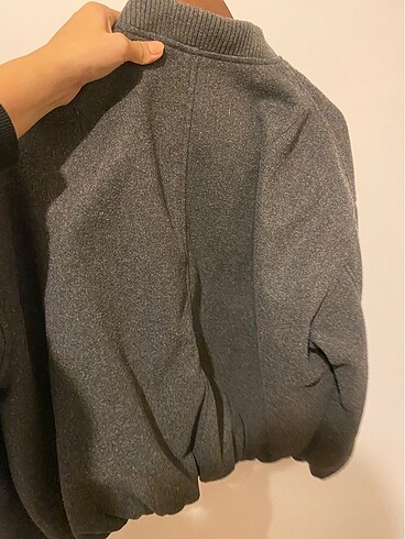 xs Beden gri Renk Zara gri bomber ceket