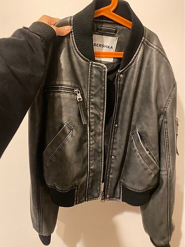 Deri ceket bershka
