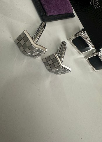 Erkek Çok Renkli Modern Kol Düğmeleri Seti - Görsel 4