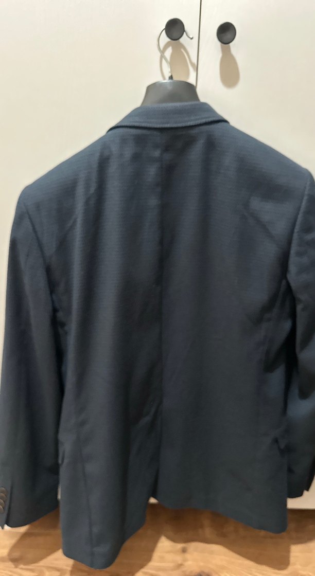 Gri Düğmeli Erkek Ofis Takım Ceketi - Görsel 3