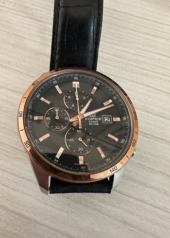 Casio Edifice Siyah Deri Erkek Kol Saati - Görsel 2