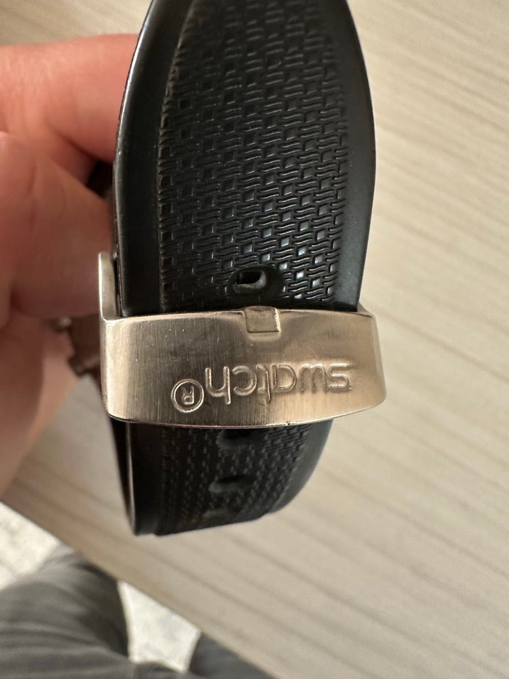 Swatch Gri Vintage Tarzı Erkek Kol Saati - Görsel 5