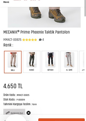 Canik phoneix taktikal pantolon - Görsel 7