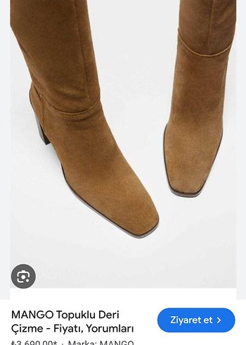 Mango suet cizme - Görsel 3