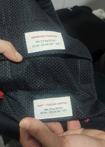 Siyah BabyBjörn Bebek Taşıyıcı - Görsel 7
