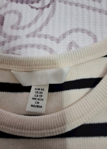 H&M Çizgili Pamuklu Kadın Atlet