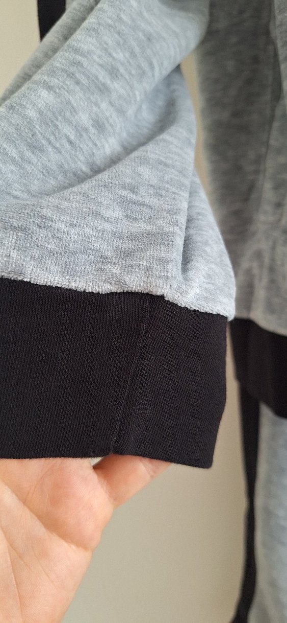 Gri Fermuarlı Eşofman Takımı - Görsel 3