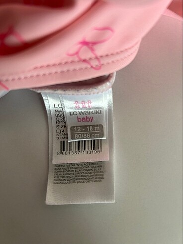 12-18 Ay Beden Bebek mayo bikini