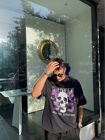 Hysterical Yıkamalı Oversize Tshirt