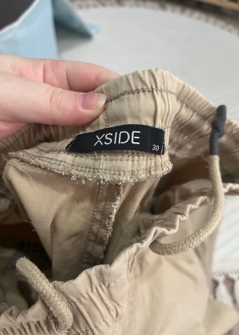 Bej Rahat Kesim erkek Keten Pantolon - Görsel 2