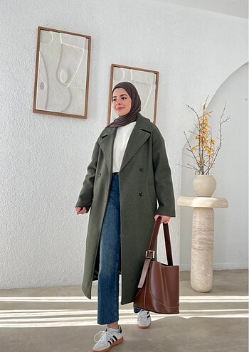 Salaş Kruvaze Kaşe Kaban
