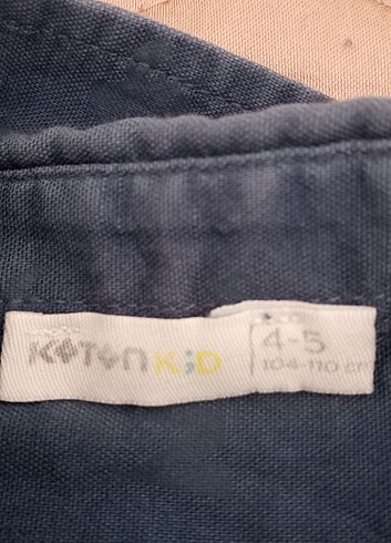Koton 4-5 yaş erkek çocuk 3 gömlek