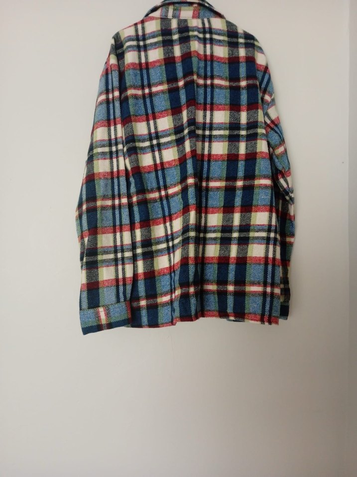 Çok Renkli Erkek Düğmeli Uzun Kollu Gömlek - Görsel 2