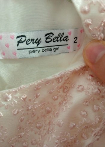 Dantel Detaylı Pembe Kız Çocuk Abiye - Görsel 5