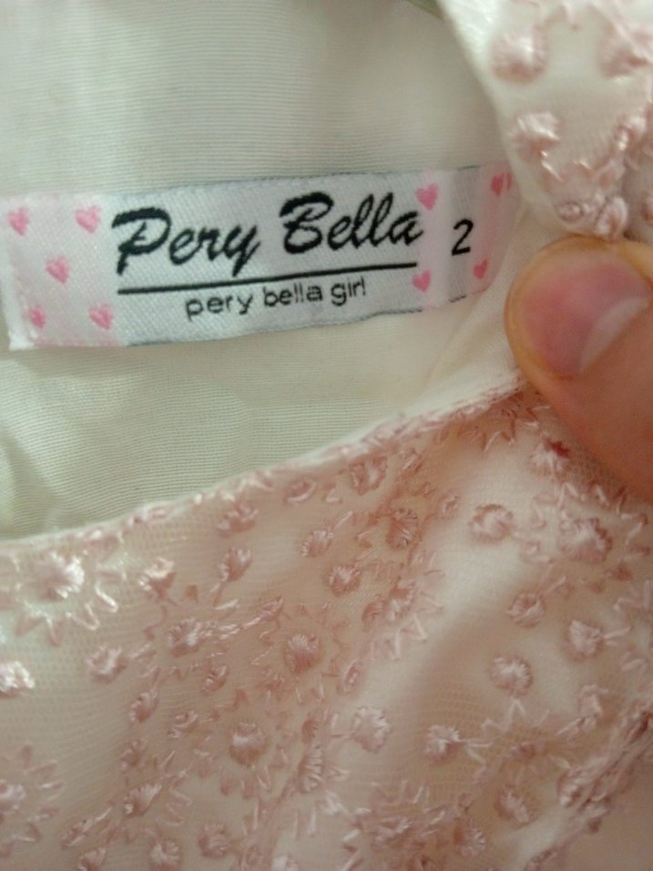 Dantel Detaylı Pembe Kız Çocuk Abiye - Görsel 5