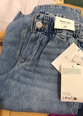H&m wide leg kız cocuk jean - Görsel 4