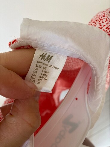 6 Ay Beden H&m organik pamuk elbise