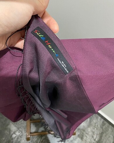 Diğer Silk Home çift taraflı ipek şal