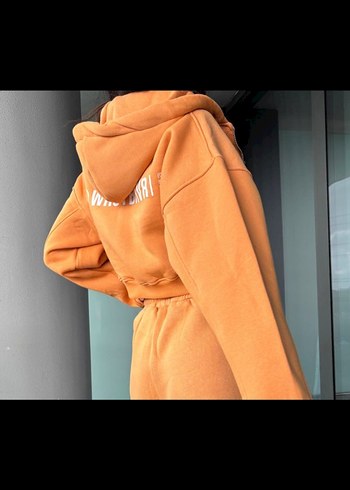 Kısa Fermuarlı Sweatshirt - Görsel 2