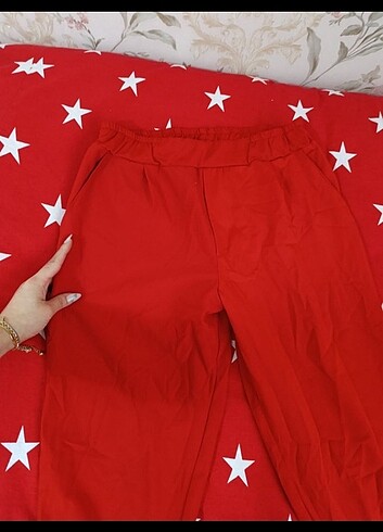 Kırmızı pantolon  - Görsel 4