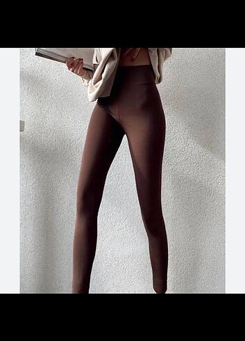 Kahverengi fitilli tayt - Görsel 3