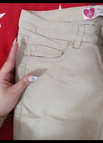 Krem jean - Görsel 4