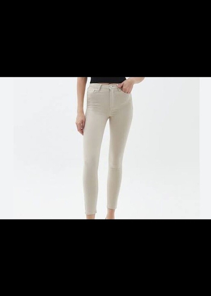 Krem jean - Görsel 2