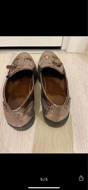 Nude bakır tonlarda harika ayakkabı - Görsel 5