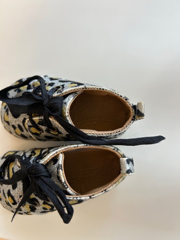 Gri Leopar Desenli İlk Adım Ayakkabısı - Görsel 3