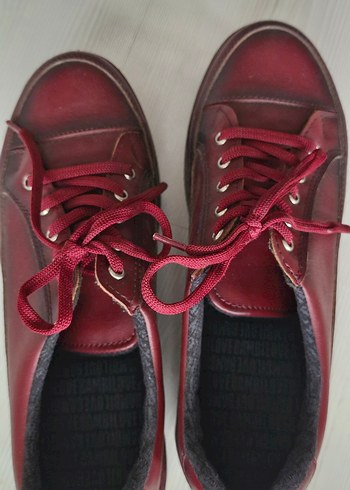 Bordo Kadın Sneakers
