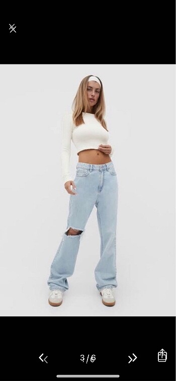 Stradivarius stradivarius straight fit vintage jean