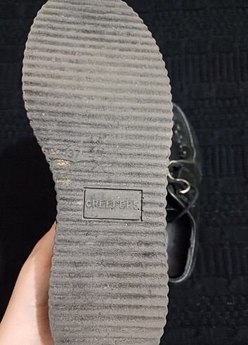 37 Beden siyah Renk Creepers Gothic Punk Ayakkabı
