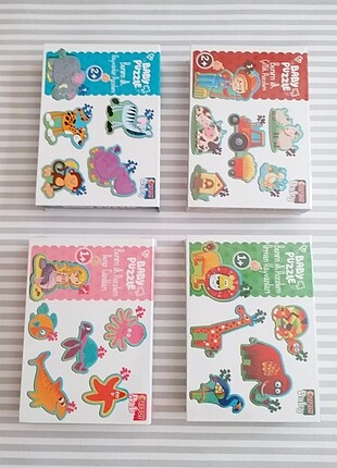 Eğitici Baby Puzzle Süper Set
