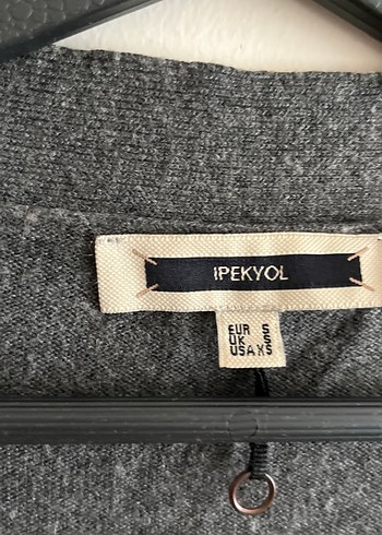 IPEKYOL gri triko hırka - Görsel 3