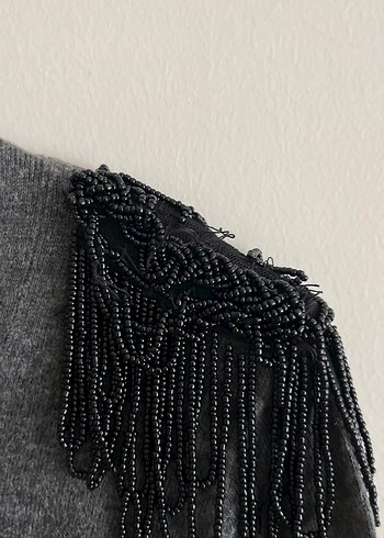 IPEKYOL gri triko hırka - Görsel 5