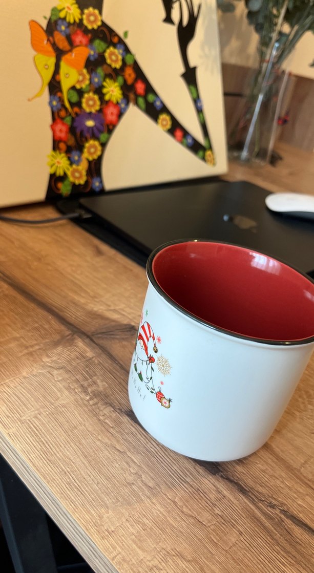 Yılbaşı temalı kupa - Görsel 4