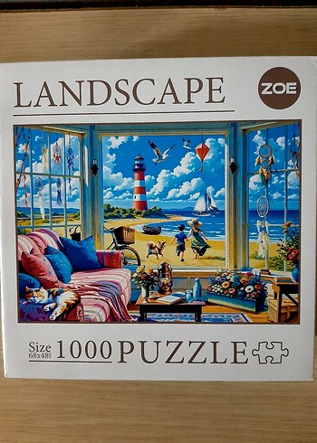 ZOE 1000 Parça Manzara Puzzle