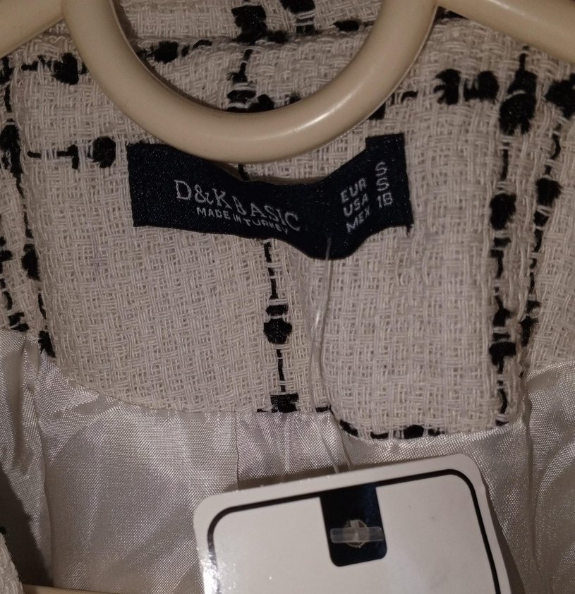 Düğmeli Ekoseli Uzun Kadın Kaban - Görsel 2