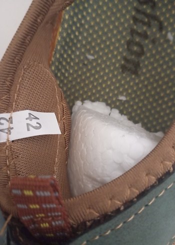 Erkek Yeşil Yılan Desenli Bohem Sandalet - Görsel 2