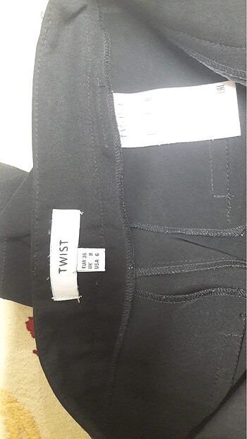36 Beden siyah Renk Sıyah kumaş pantolon