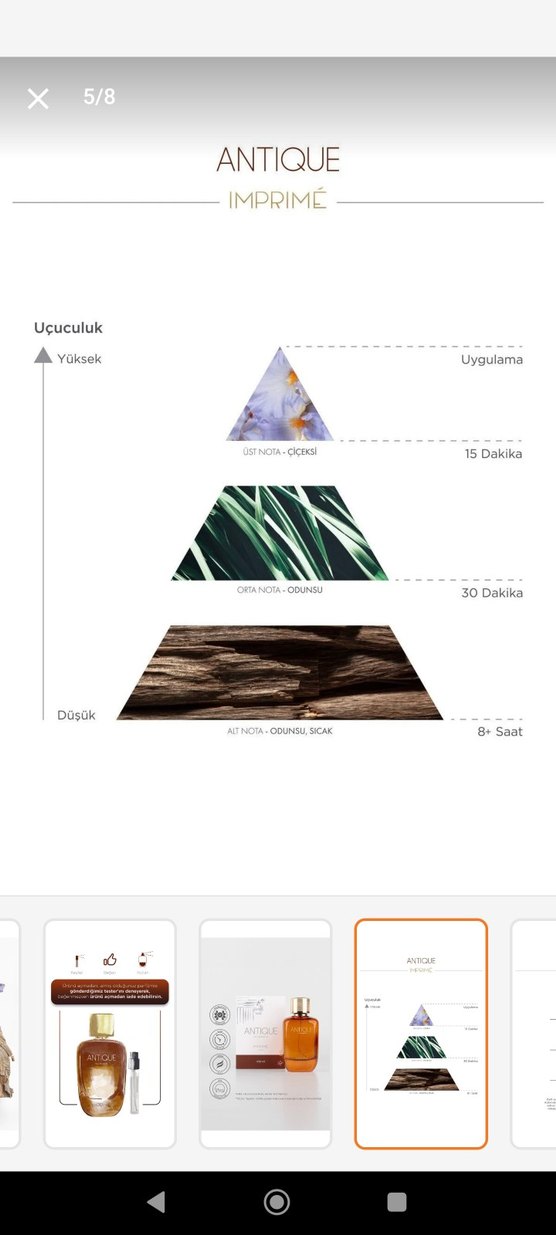 Imprime antique erkek Parfüm 100 ML - Görsel 4