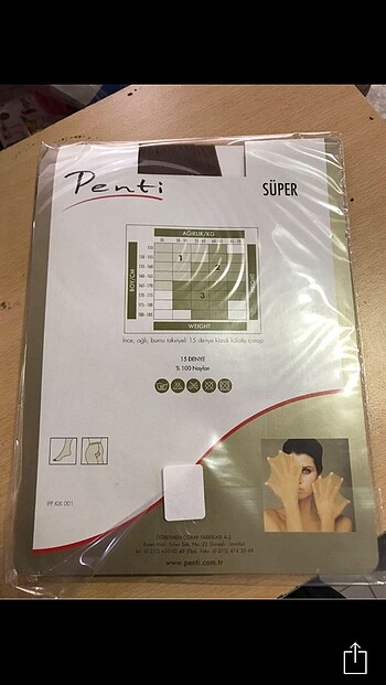 s Beden mor Renk Penti ince külotluçorap