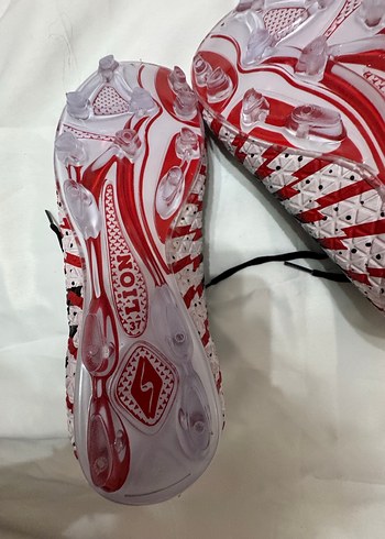 Kırmızı Siyah Zebra Desenli Erkek Futbol Ayakkabısı 37 numbers - Görsel 5