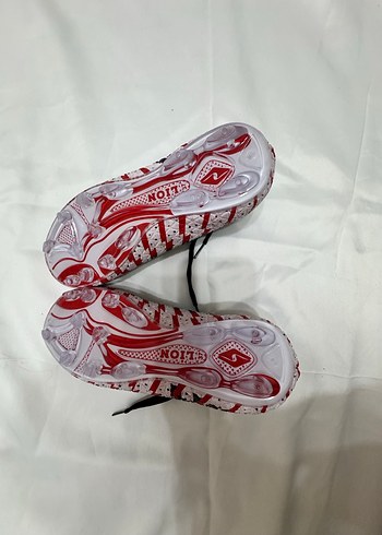 Kırmızı Siyah Zebra Desenli Erkek Futbol Ayakkabısı 37 numbers - Görsel 4